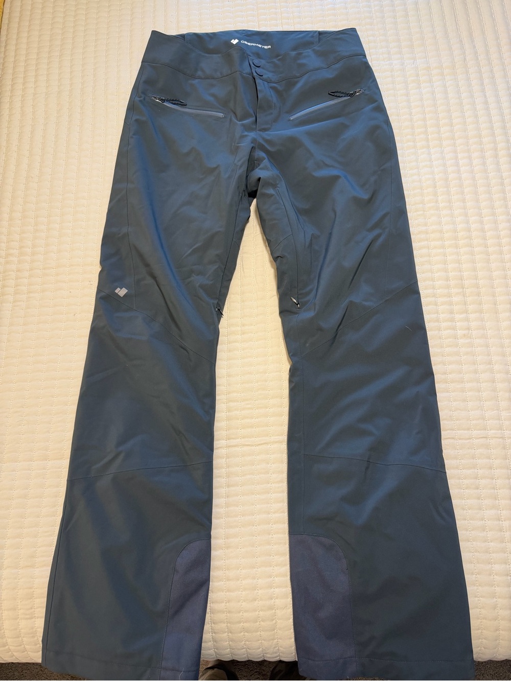 Obermeyer Women's Gray Wide-Leg Snow Pants